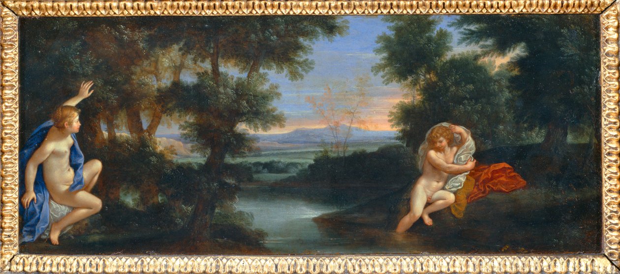 Salmacis et Hermaphrodite - Salmacis i Hermaphroditus ... autorstwa Francesco Albani