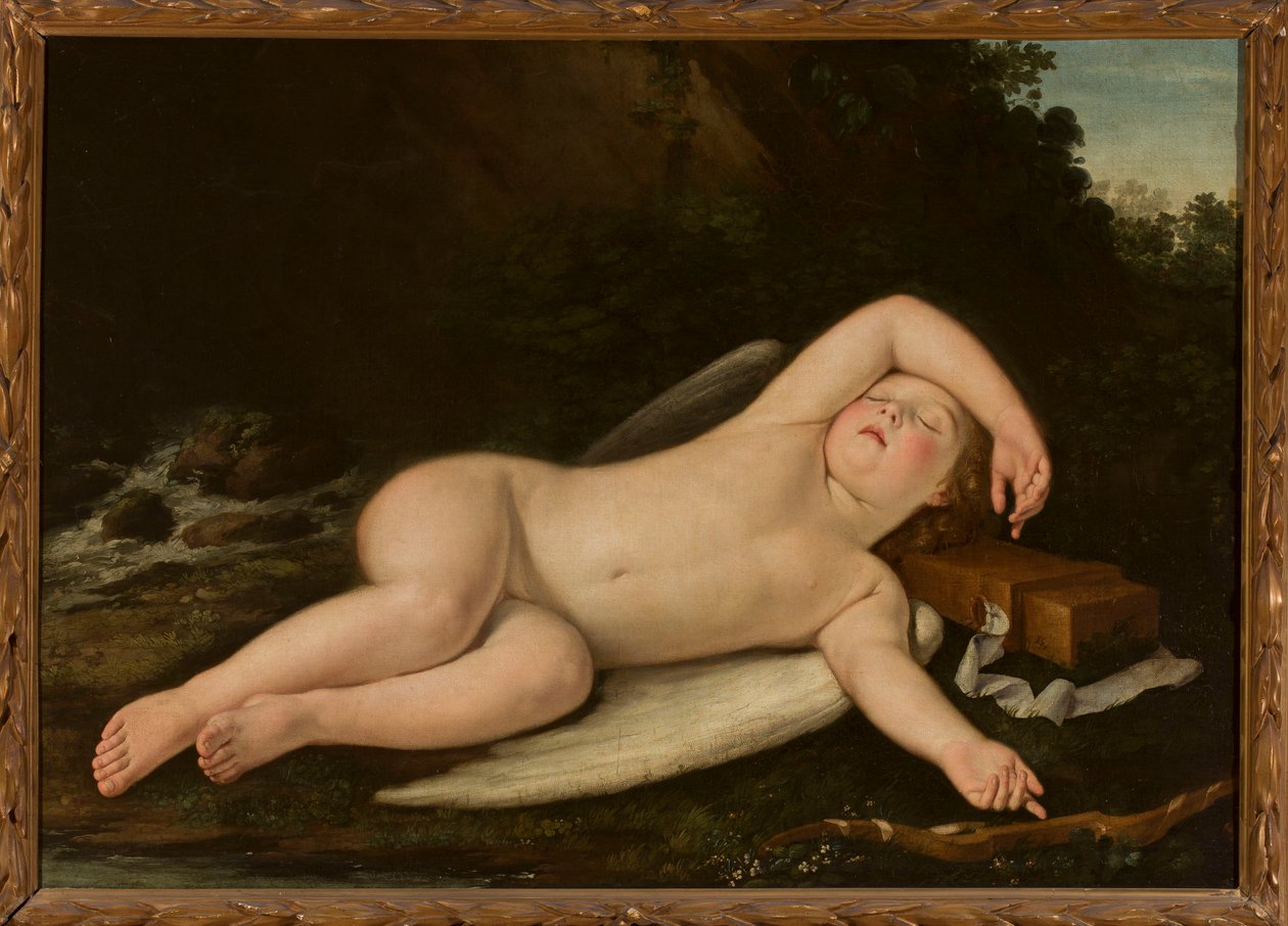Śpiący Amor autorstwa Francesco Albani