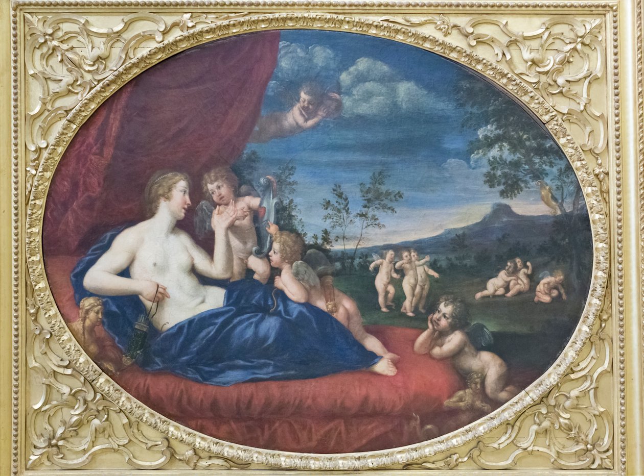 Wenus i Kupidyny autorstwa Francesco Albani