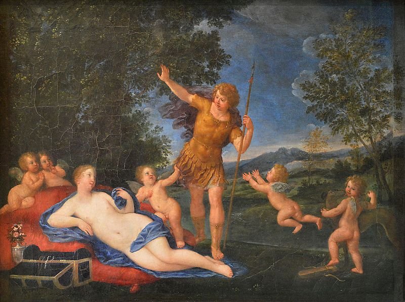 Wenus i Adonis autorstwa Francesco Albani