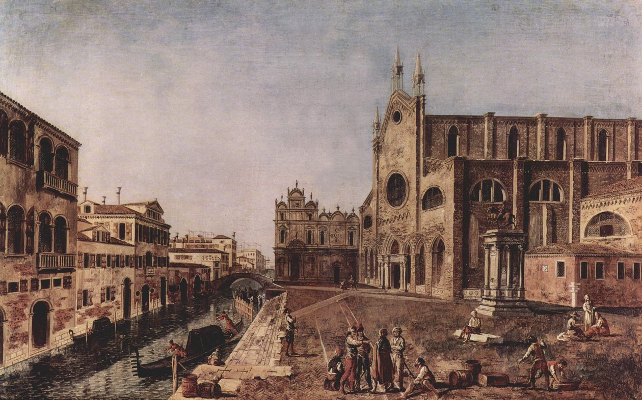 Campo Santi Giovanni e Paolo, Wenecja autorstwa Francesco Albotto
