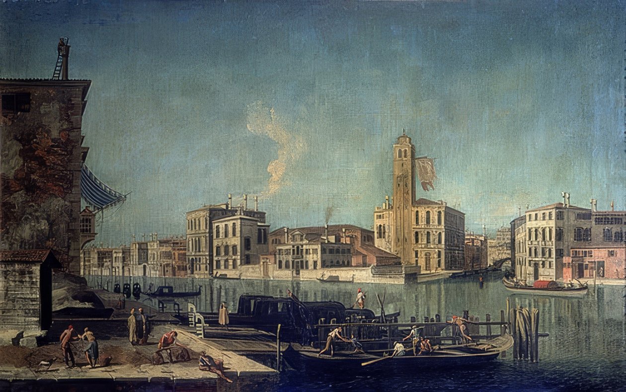 Wieża Lwów. ok. 1735-1740 autorstwa Francesco Albotto