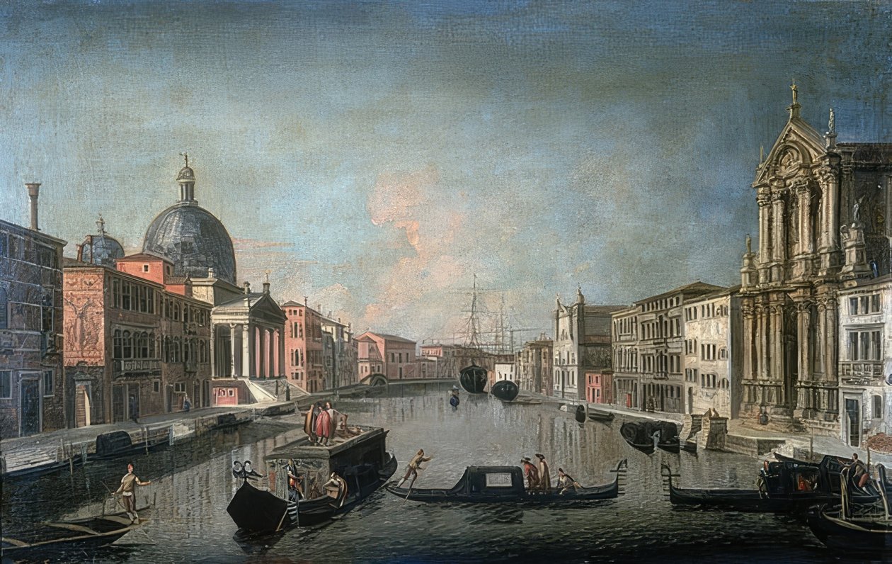 Santa Maria degli Schiavoni. ok. 1735-1740 autorstwa Francesco Albotto