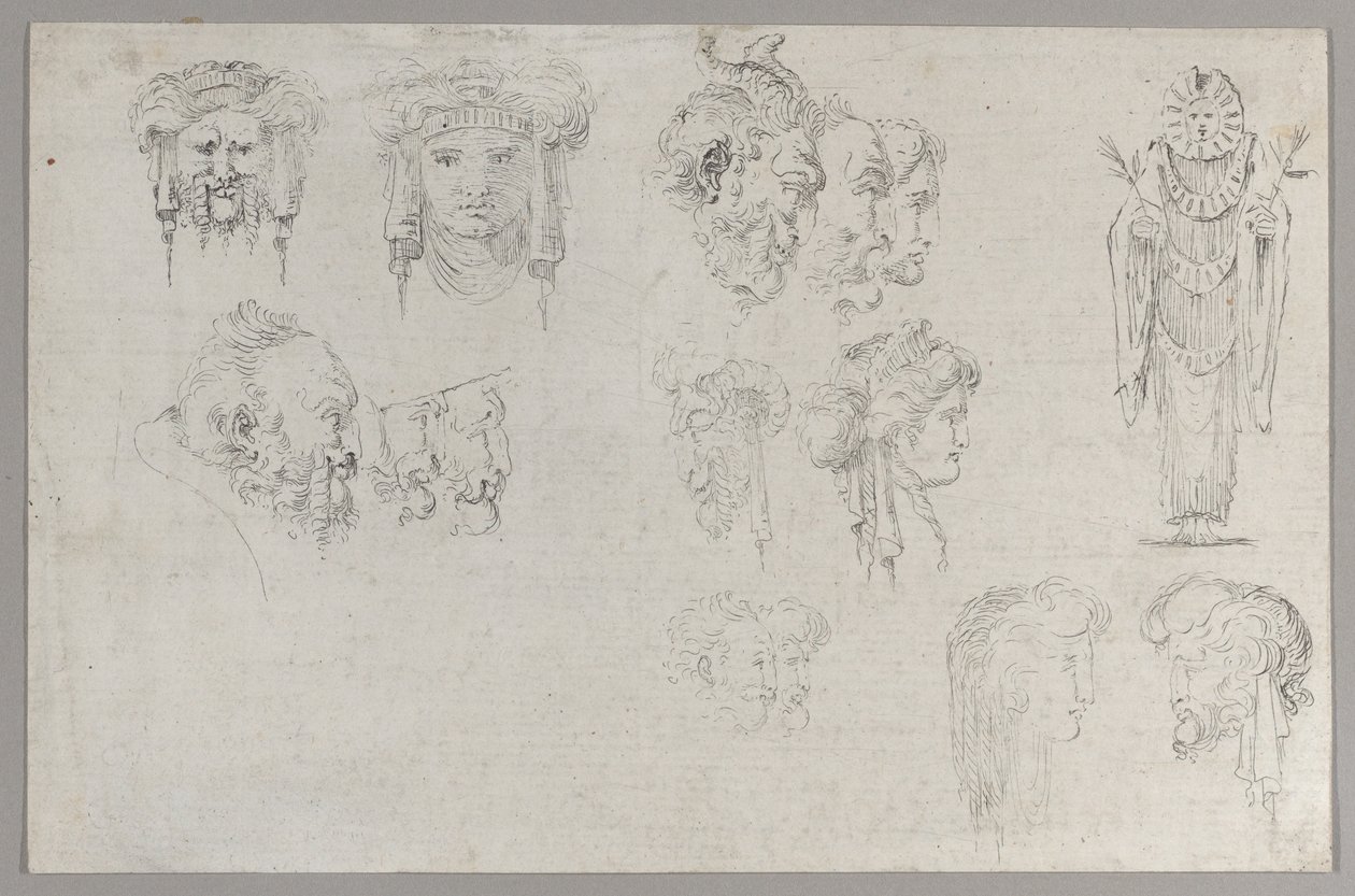 Studia Głowic, ok. 1744. autorstwa Francesco Algarotti