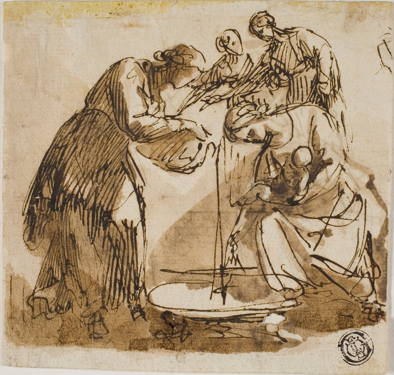 Narodziny Dziewicy autorstwa Francesco Allegrini