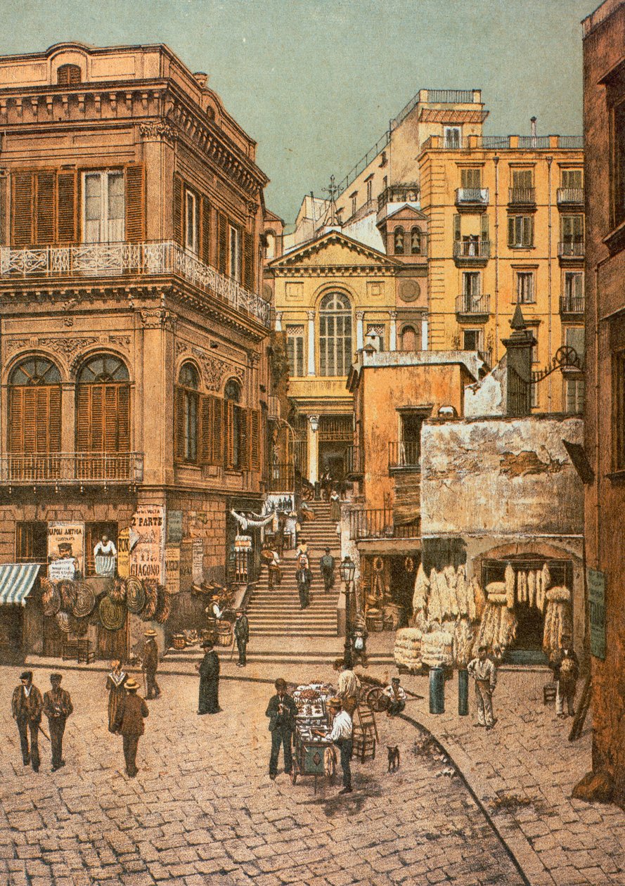 Gradelle San Giuseppe w Neapolu autorstwa Francesco Aversano