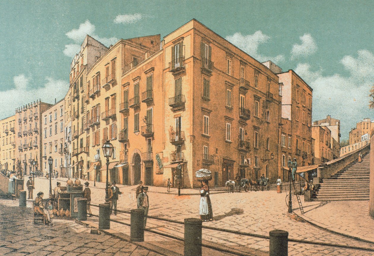 Ulica Infrascata w Neapolu autorstwa Francesco Aversano