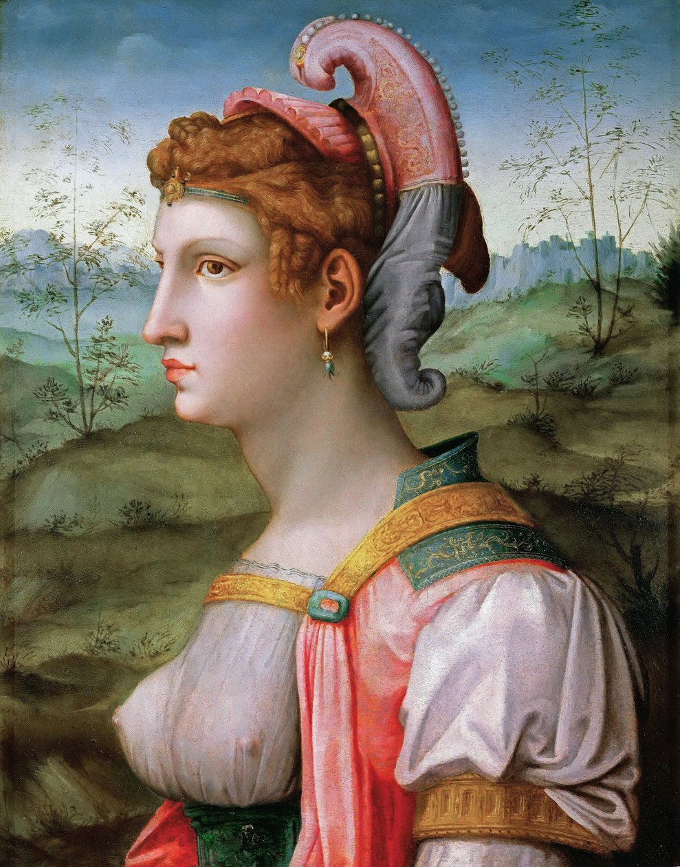 Włoski:  Sibilla Sibyl autorstwa Francesco Bacchiacca