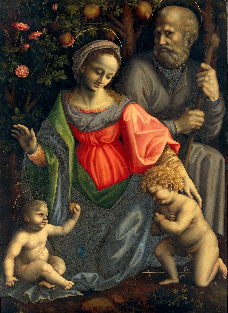 Madonna z Dzieciątkiem i świętym Józefem oraz Dzieciątkiem i świętym Janem autorstwa Francesco Bacchiacca