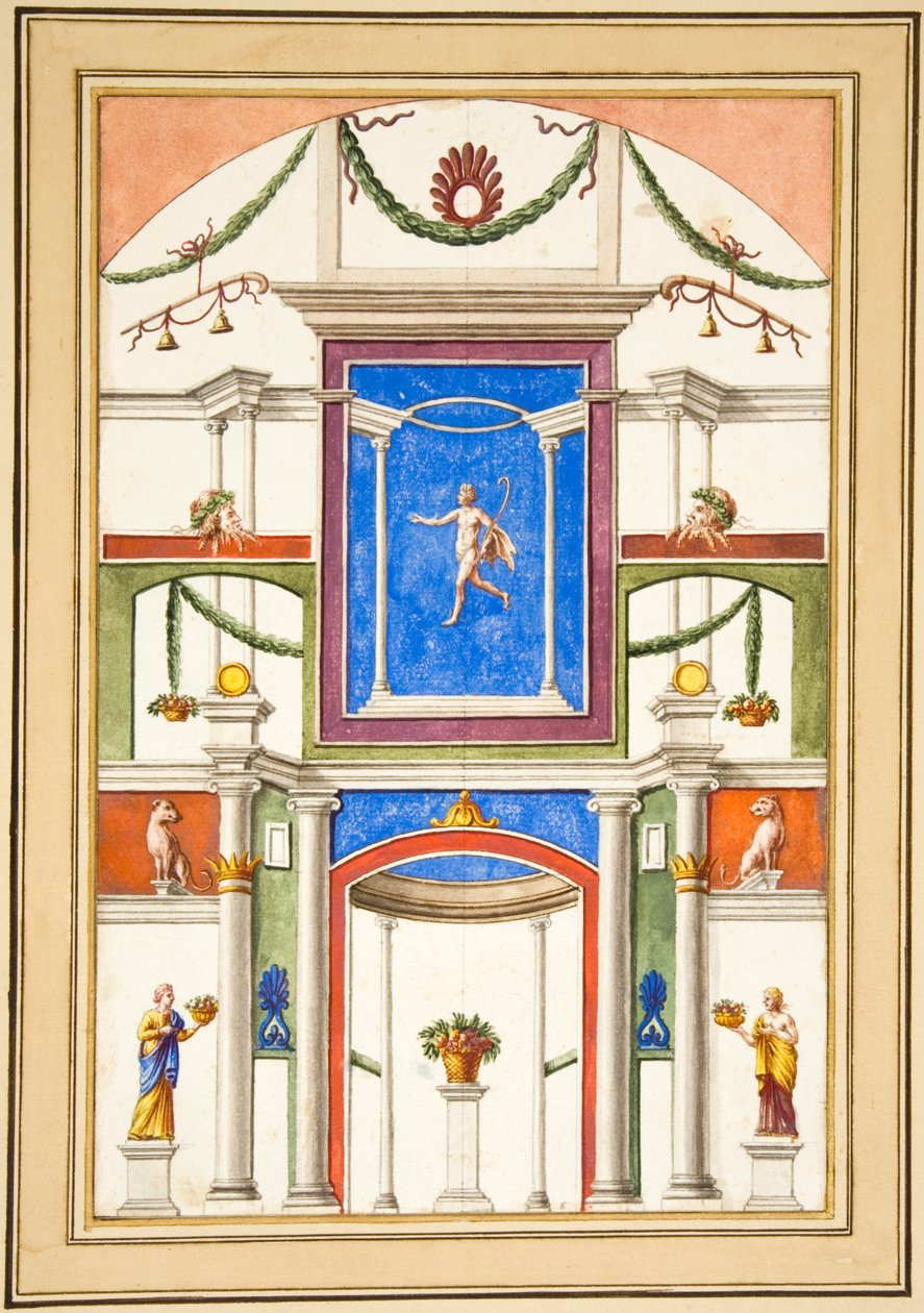 Holkham II. 13, folio z Albumu Ashby II (wc na papierze) autorstwa Francesco Bartoli