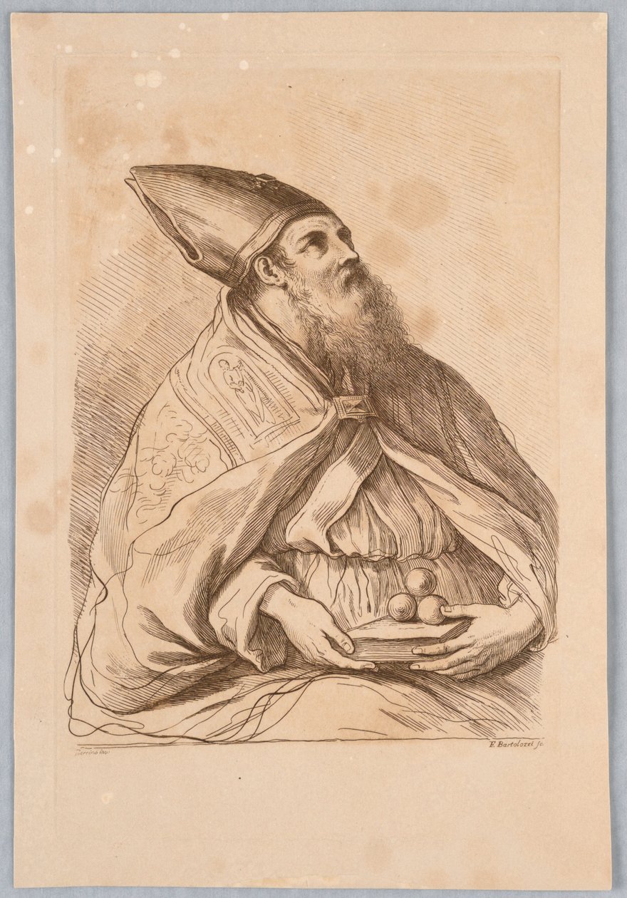 Papież z książką autorstwa Francesco Bartolozzi
