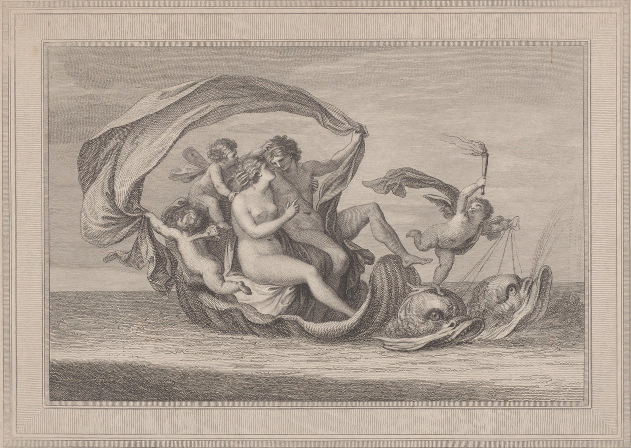 Acis i Galatea, 1787. autorstwa Francesco Bartolozzi
