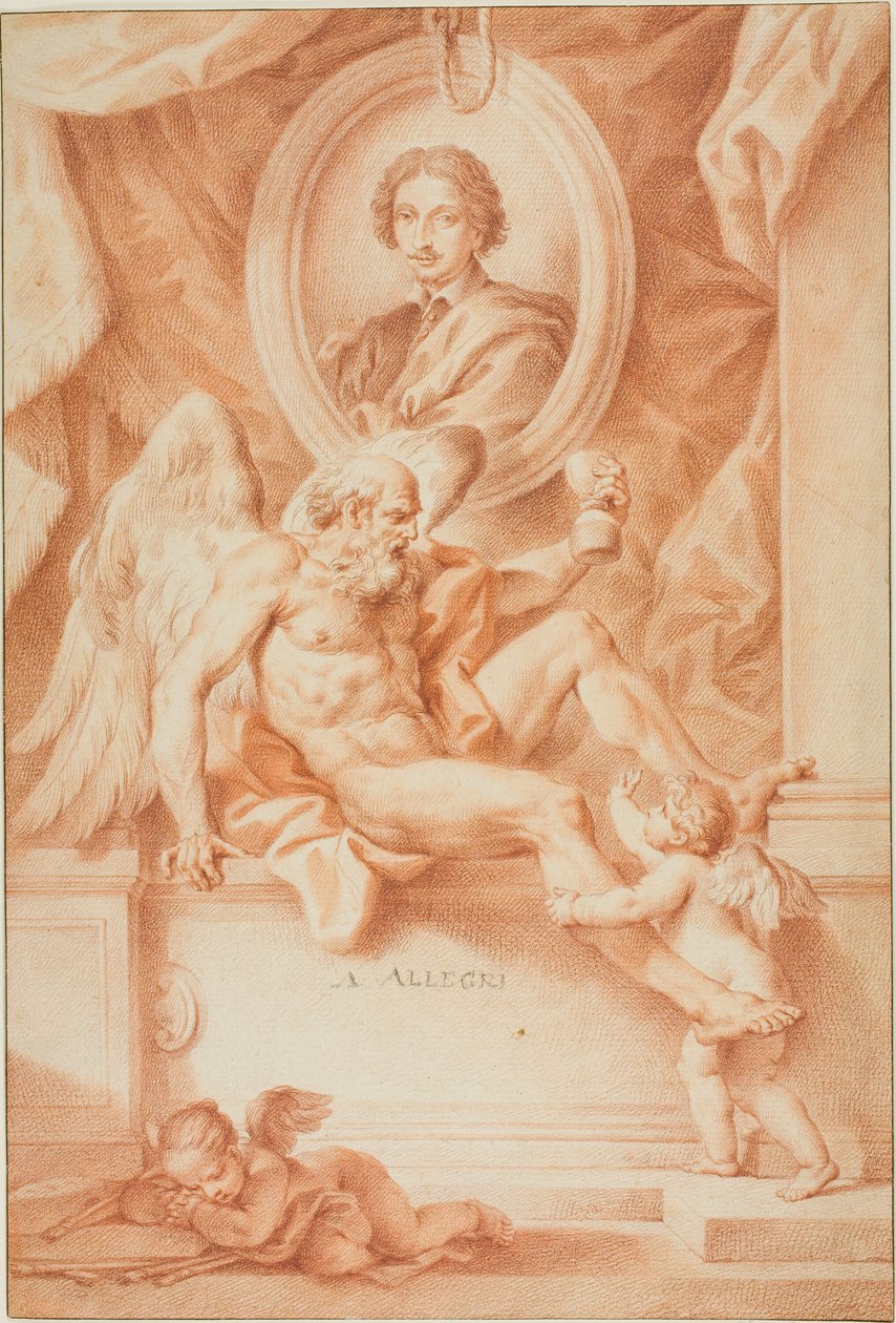 Alegoria czasu na cześć malarza (Claude Lorrain) autorstwa Francesco Bartolozzi