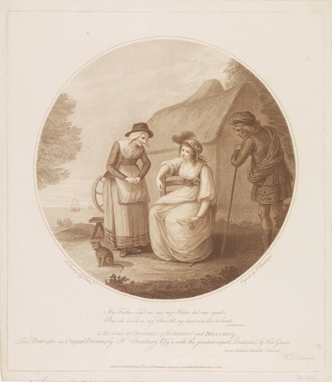 Auld Robin Gray autorstwa Francesco Bartolozzi