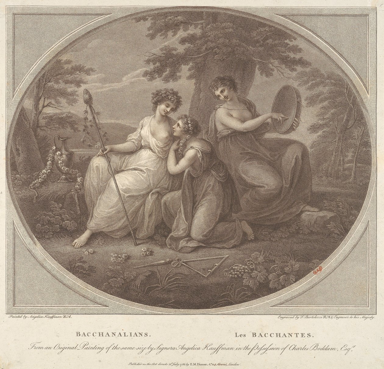 Bachanalia autorstwa Francesco Bartolozzi