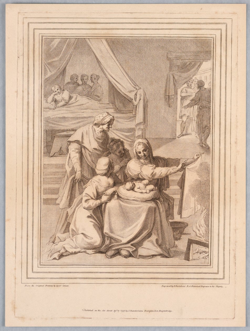 Narodziny Pyrrusa autorstwa Francesco Bartolozzi