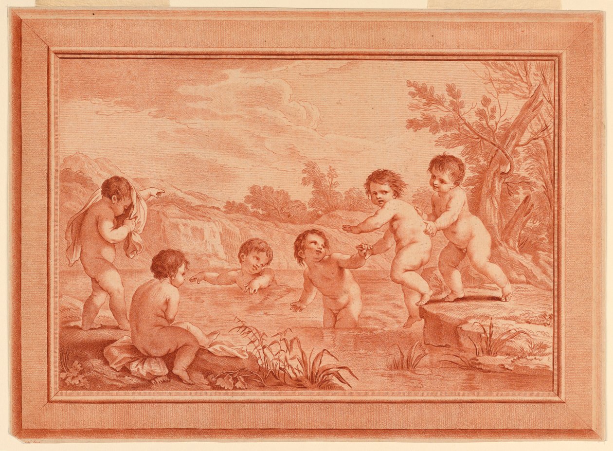 Chłopcy w Play autorstwa Francesco Bartolozzi