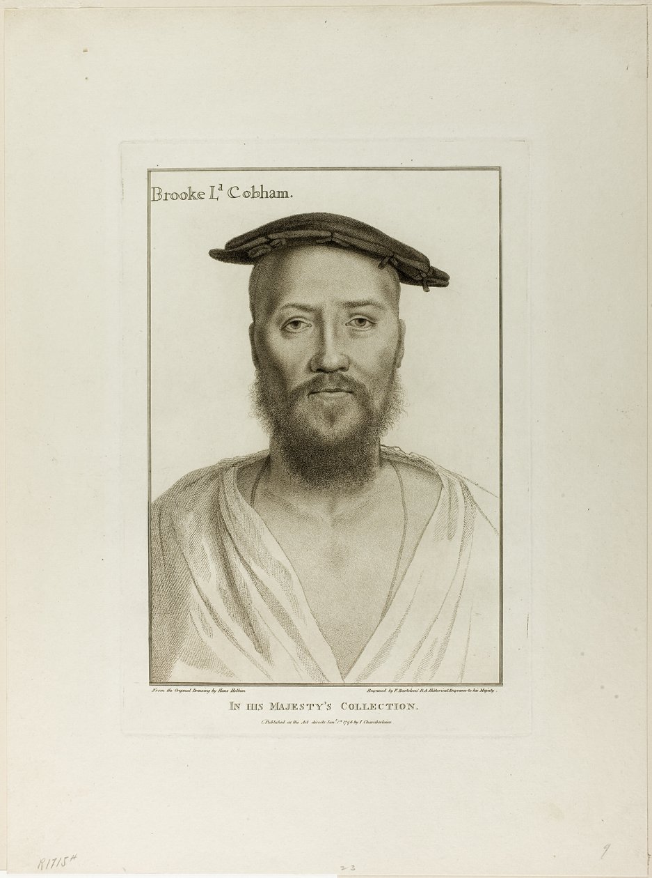 Brooke Lord Cobham autorstwa Francesco Bartolozzi