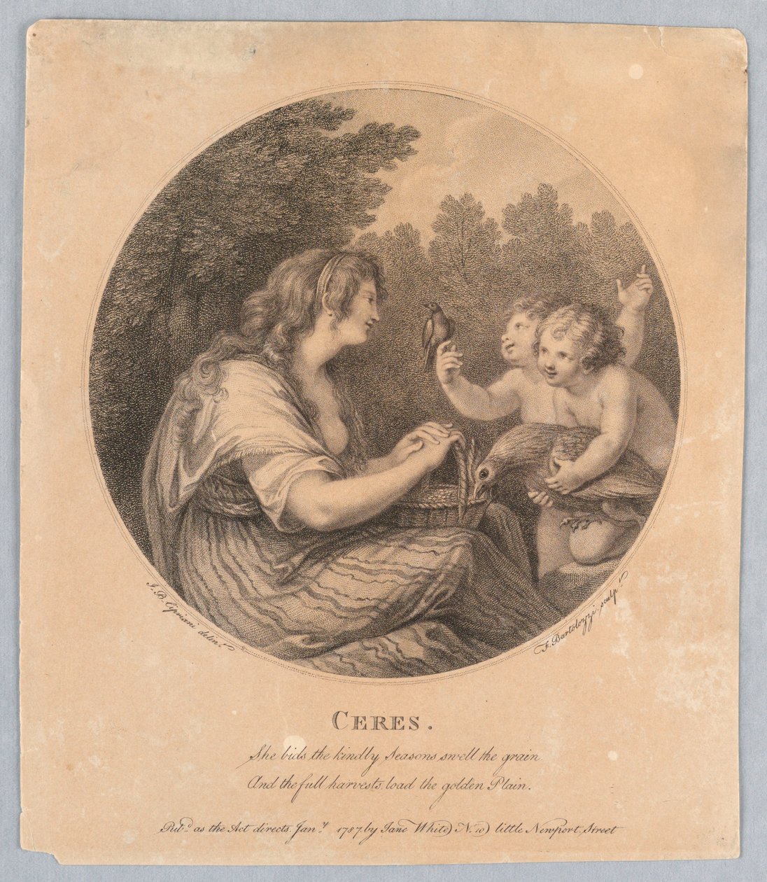 Ceres autorstwa Francesco Bartolozzi
