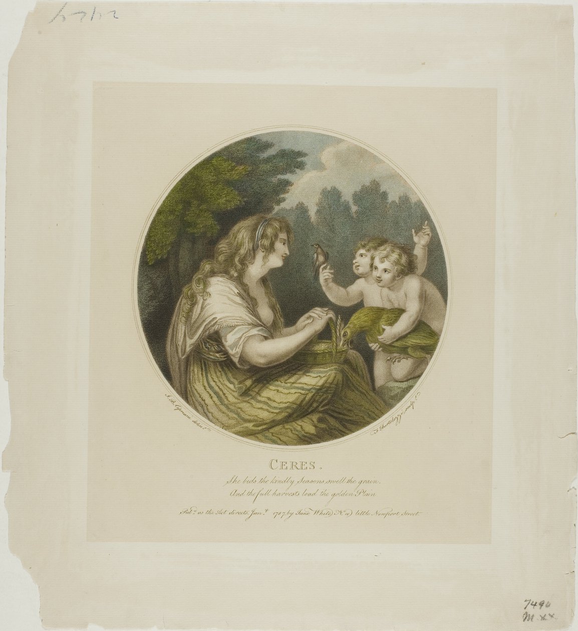 Ceres autorstwa Francesco Bartolozzi