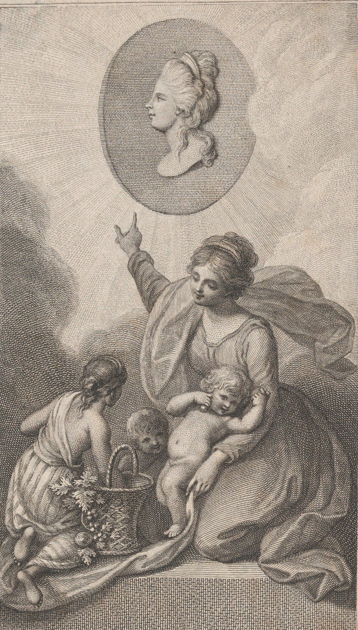 Charity, z Przyjaciela Dzieci, 1788. autorstwa Francesco Bartolozzi