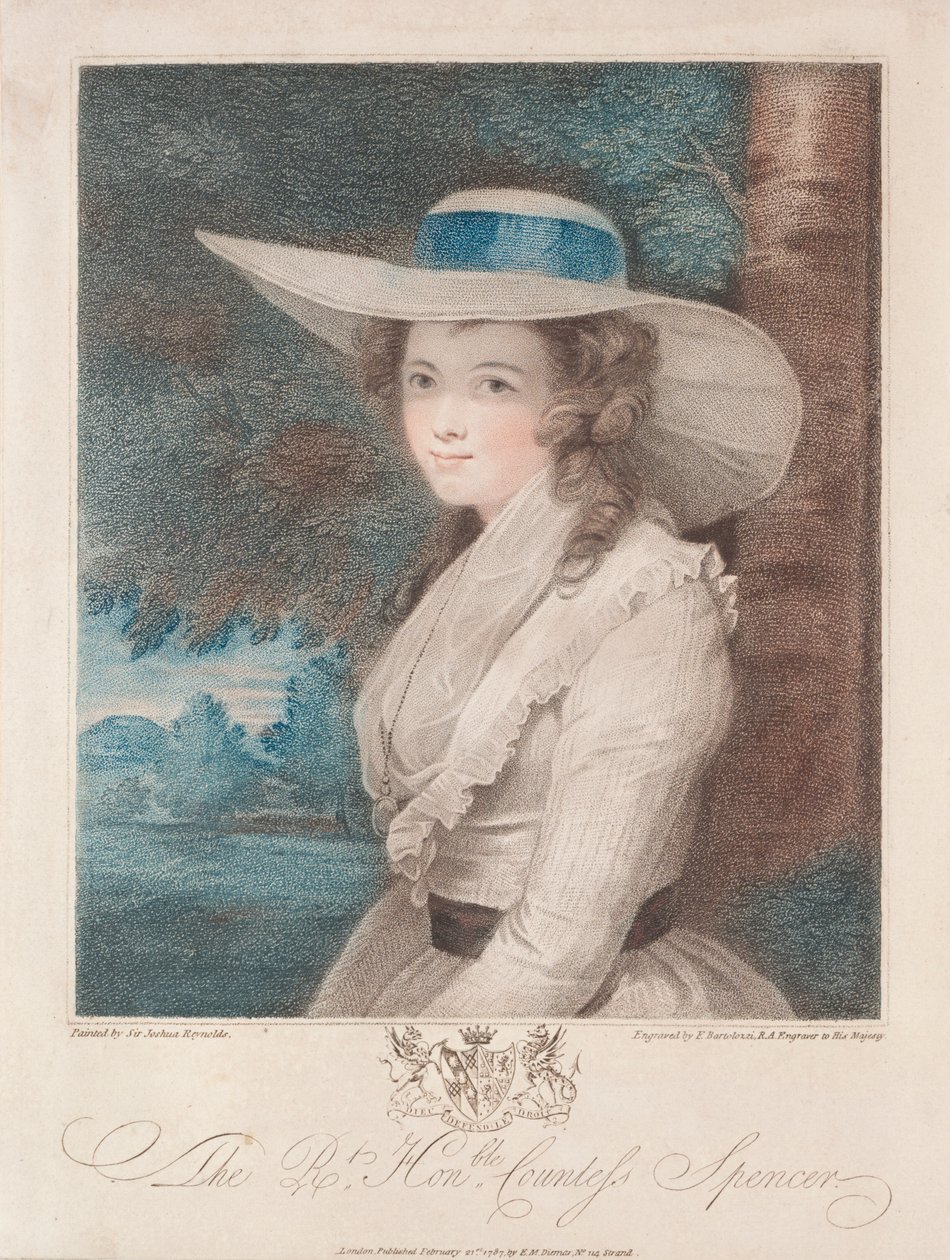 Hrabina Spencer autorstwa Francesco Bartolozzi