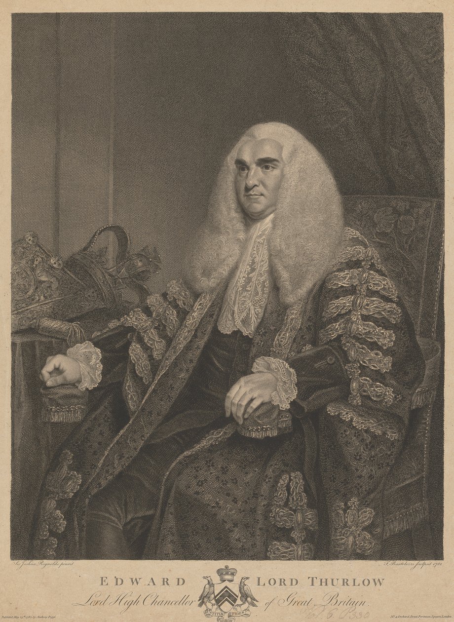 Edwarda Lorda Thurlowa autorstwa Francesco Bartolozzi