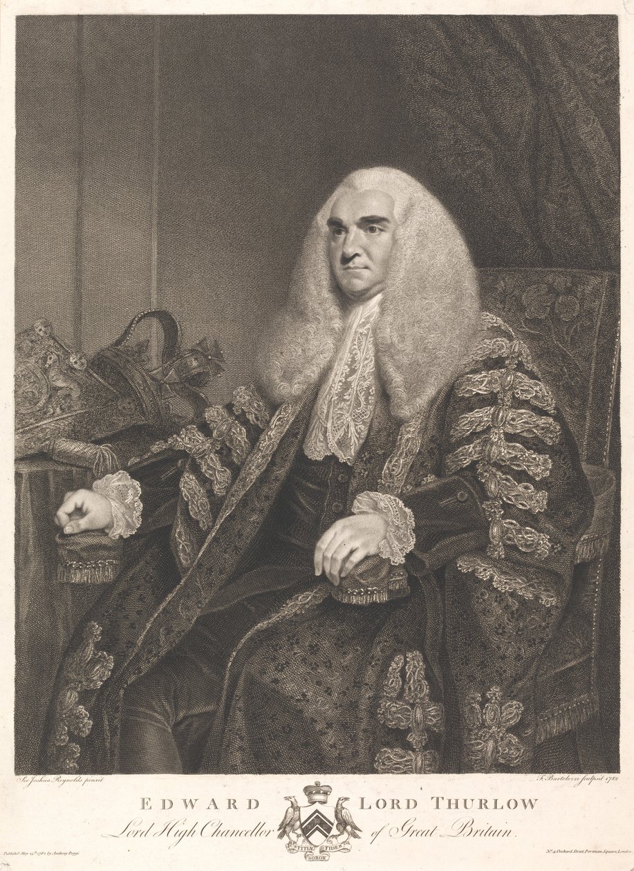 Edward Lord Thurlow autorstwa Francesco Bartolozzi