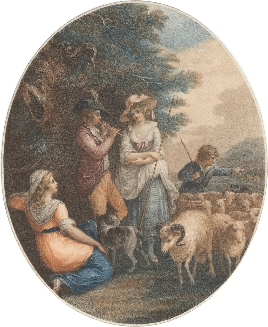 Wieczór autorstwa Francesco Bartolozzi