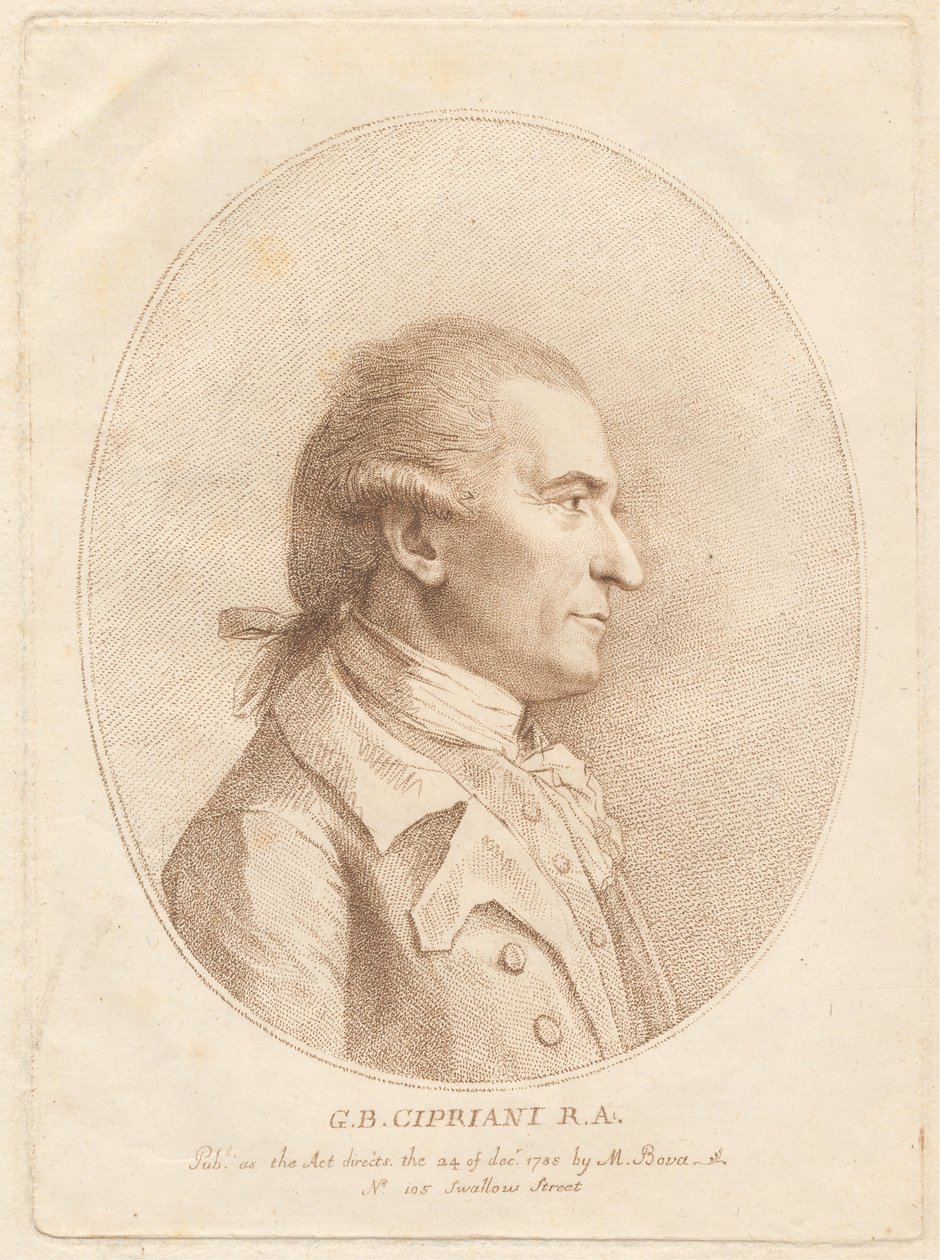 G. B. Cipriani, R.A. autorstwa Francesco Bartolozzi