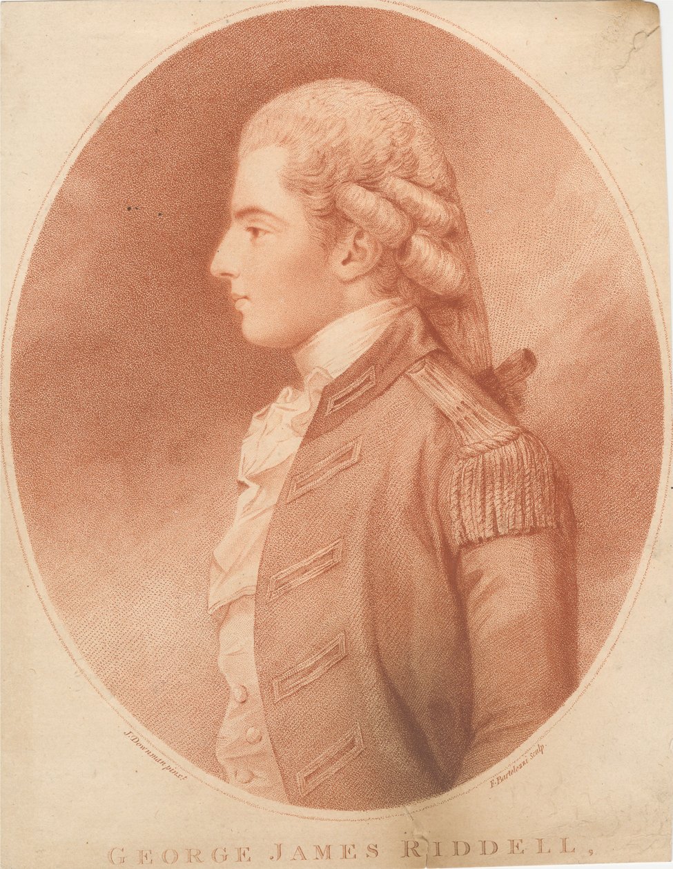 George James Riddell autorstwa Francesco Bartolozzi