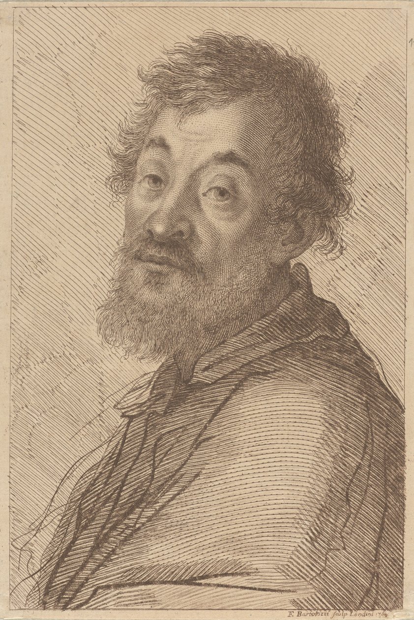 Giulio Romano (Julio Pippi), malarz autorstwa Francesco Bartolozzi
