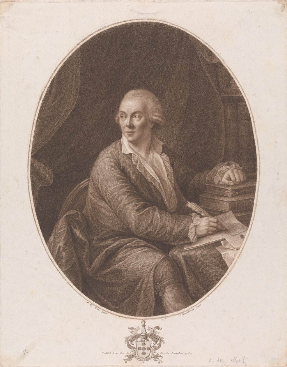 Hendrik Karel Nicolaas Van Der Noot autorstwa Francesco Bartolozzi