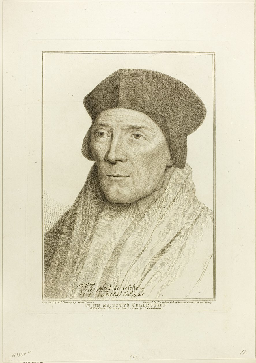 John Fisher, biskup Rochester autorstwa Francesco Bartolozzi