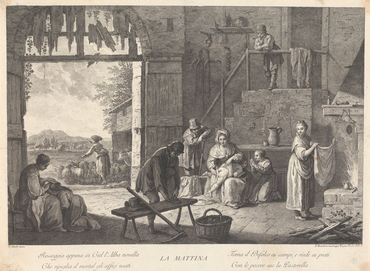 La Mattina – The Morning autorstwa Francesco Bartolozzi