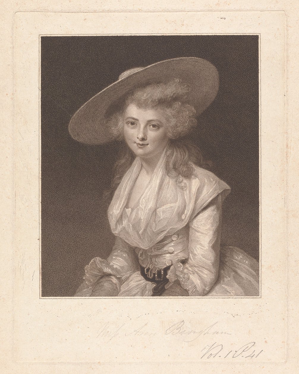 Lady Anne Bingham autorstwa Francesco Bartolozzi