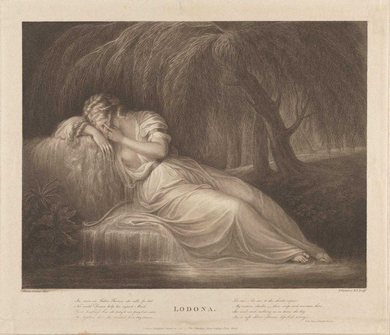 Lodona autorstwa Francesco Bartolozzi