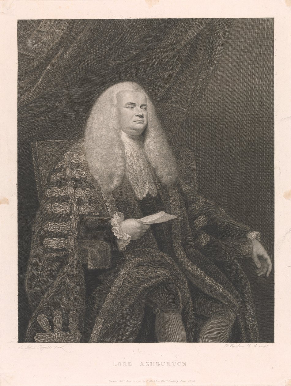 Lord Ashburton autorstwa Francesco Bartolozzi