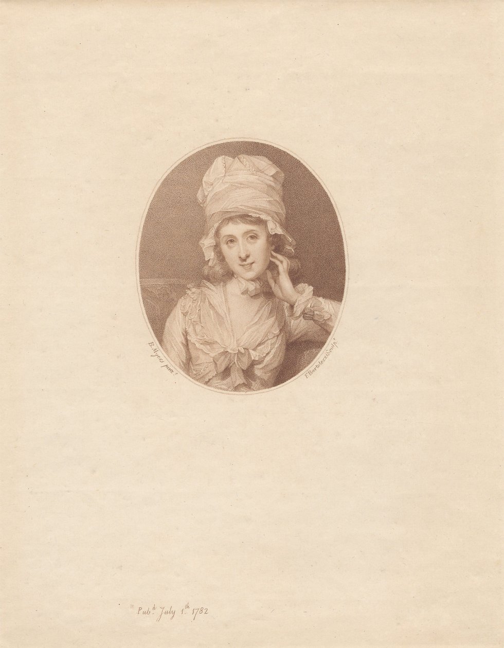 Pani Chambers autorstwa Francesco Bartolozzi