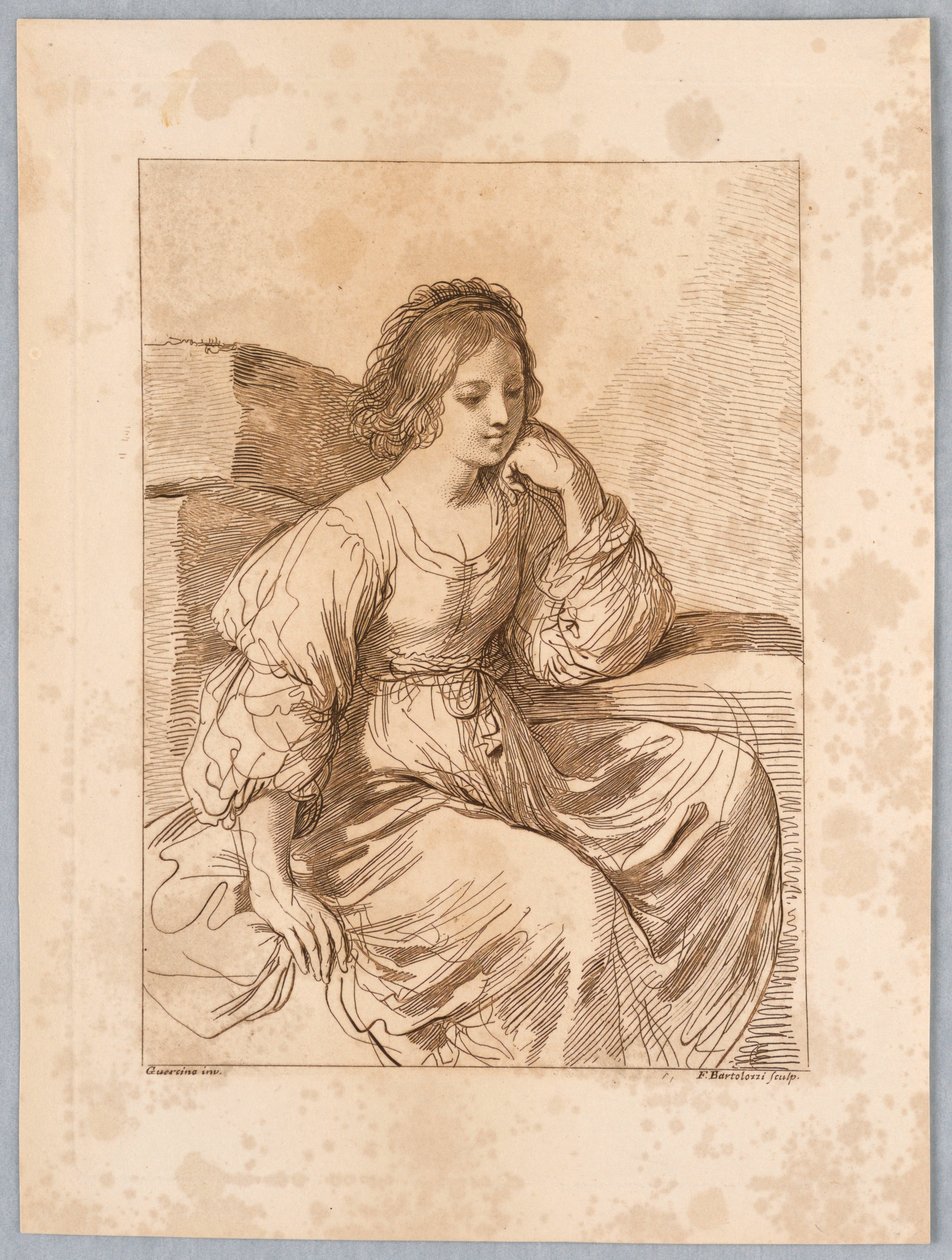 Portret damy autorstwa Francesco Bartolozzi