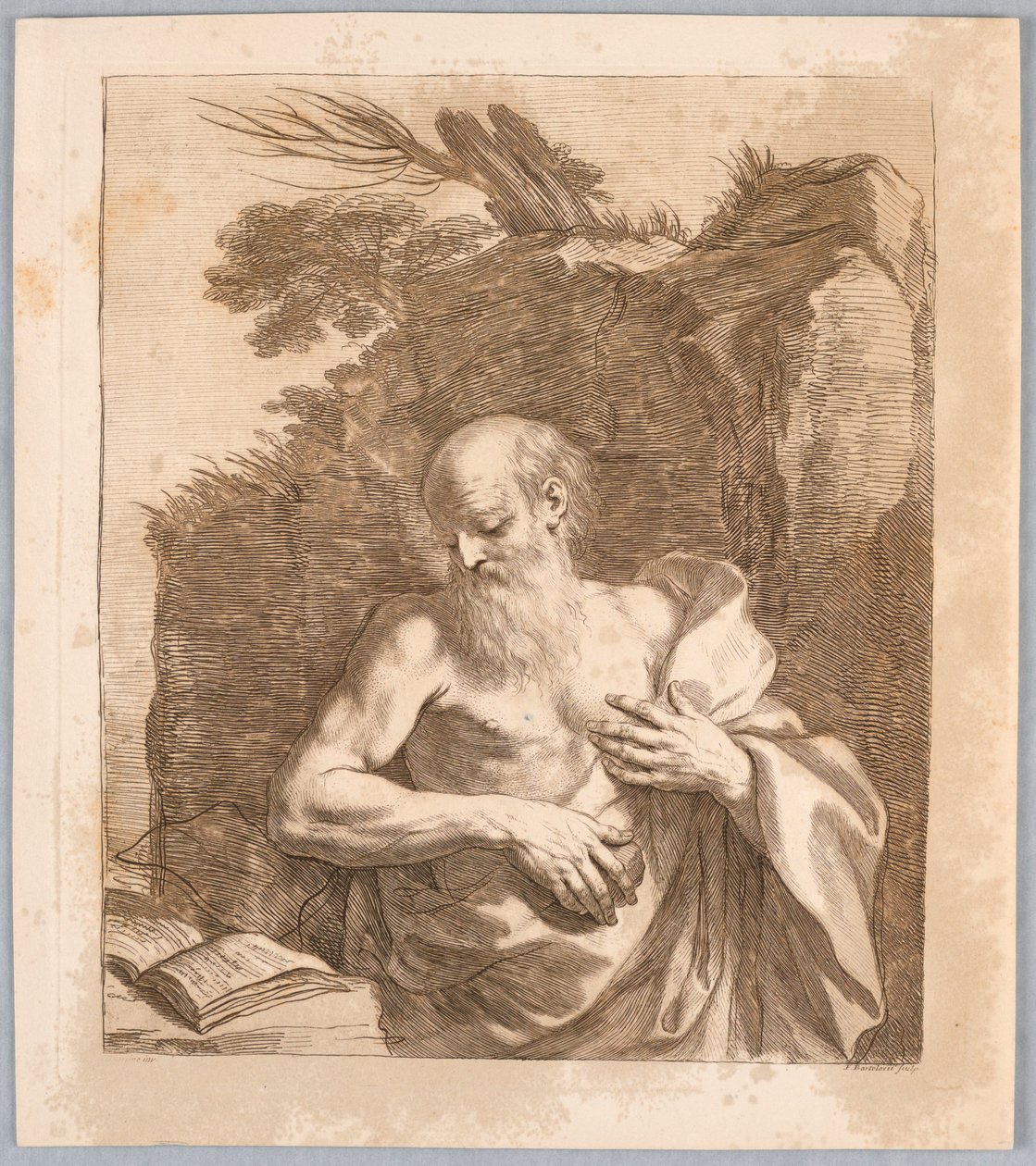 Święty Hieronim autorstwa Francesco Bartolozzi