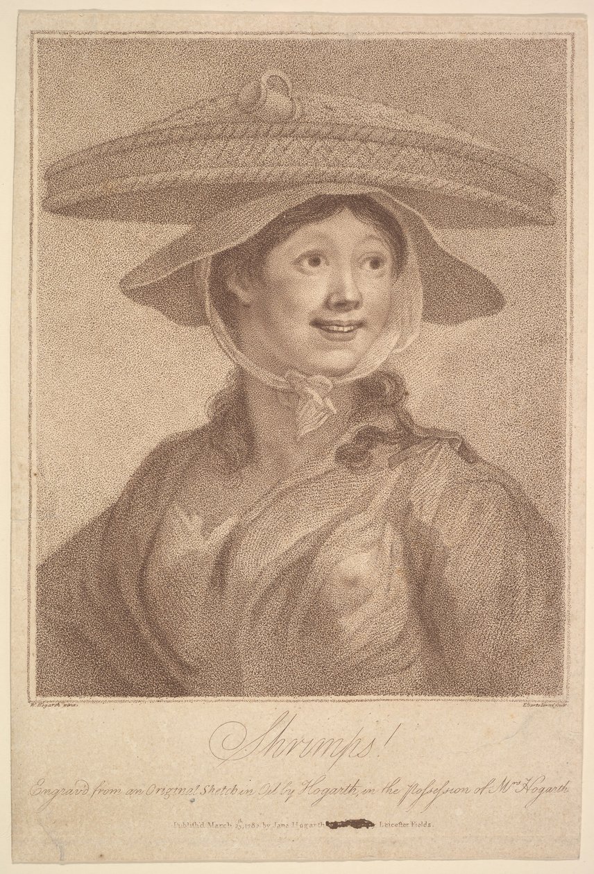 Krewetki!, [25 marca 1782], wznowione 1790. autorstwa Francesco Bartolozzi