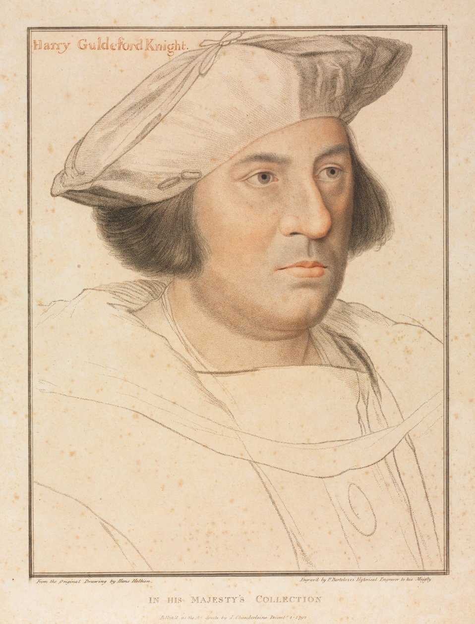 Sir Henhy Guldeford autorstwa Francesco Bartolozzi