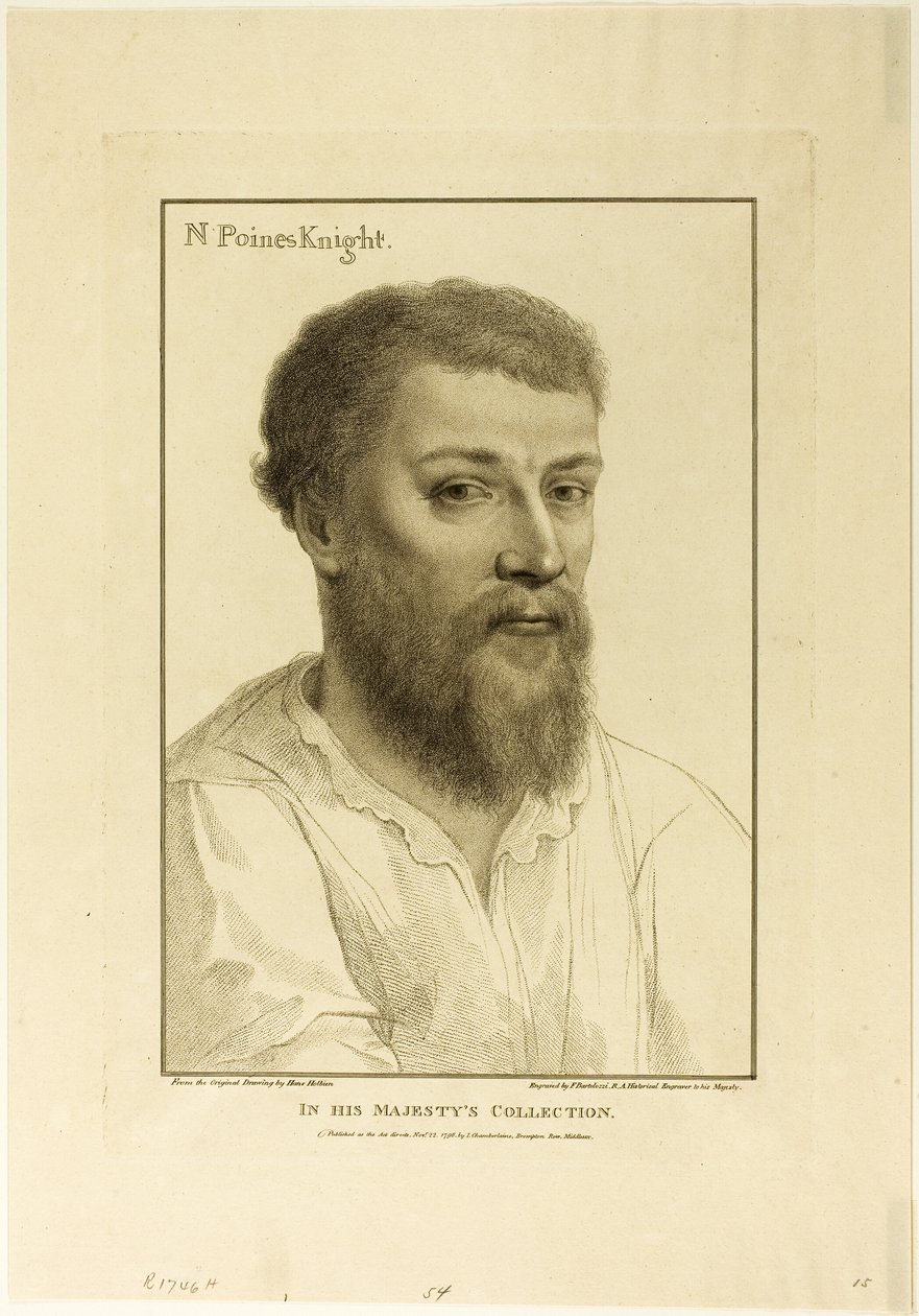Sir Nicholas Poines autorstwa Francesco Bartolozzi