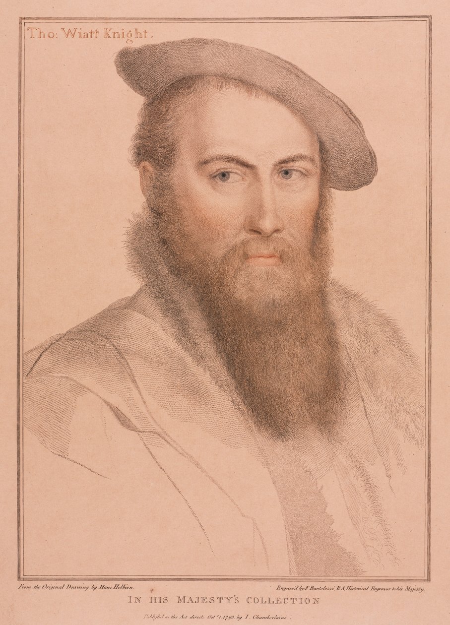 Sir Thomas Wyatt autorstwa Francesco Bartolozzi