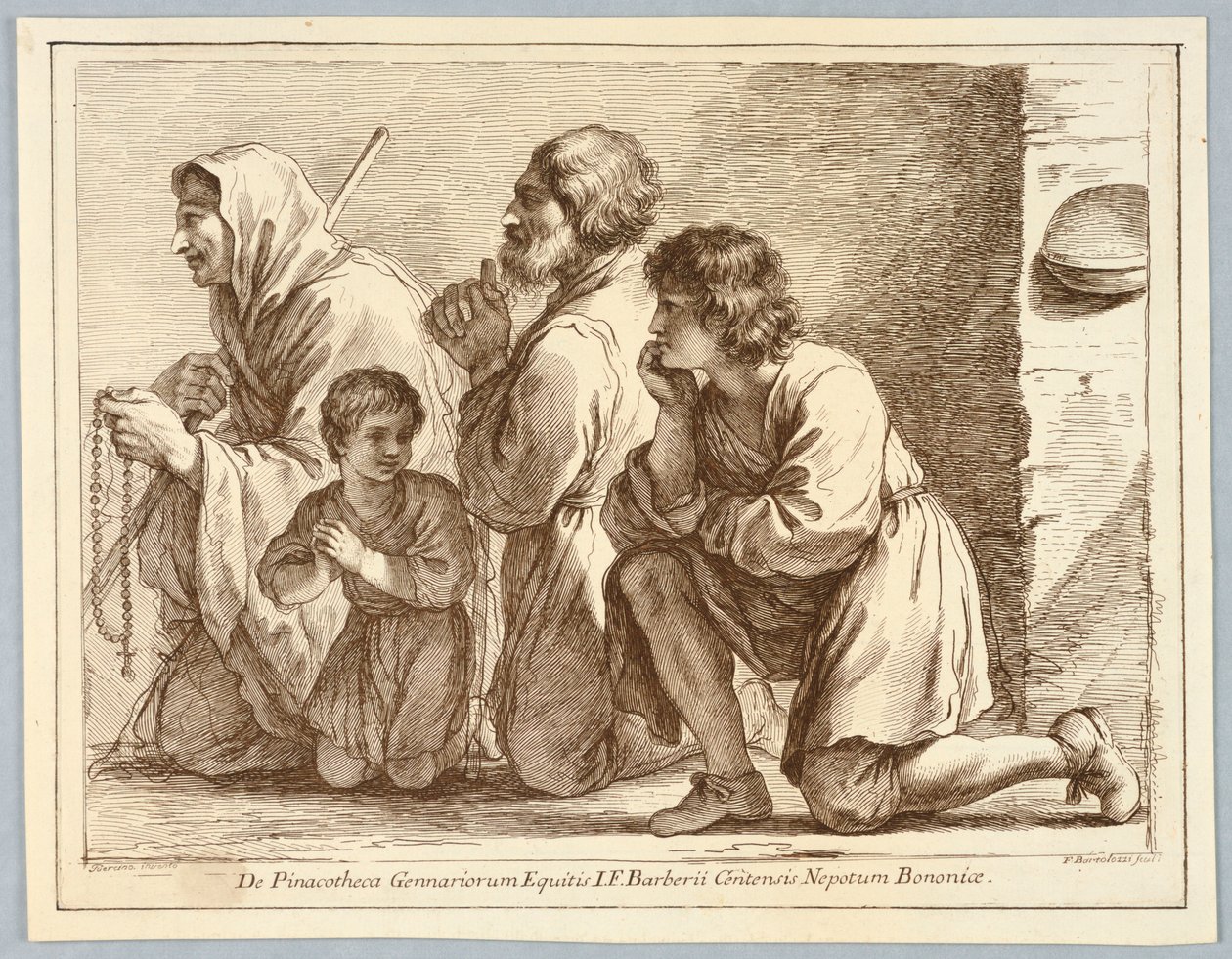 Rodzina Cornaro autorstwa Francesco Bartolozzi