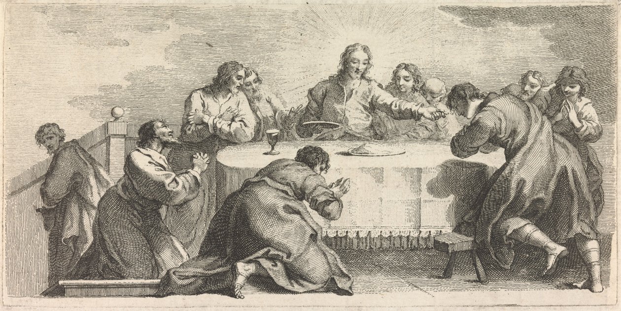 Ostatnia Wieczerza autorstwa Francesco Bartolozzi