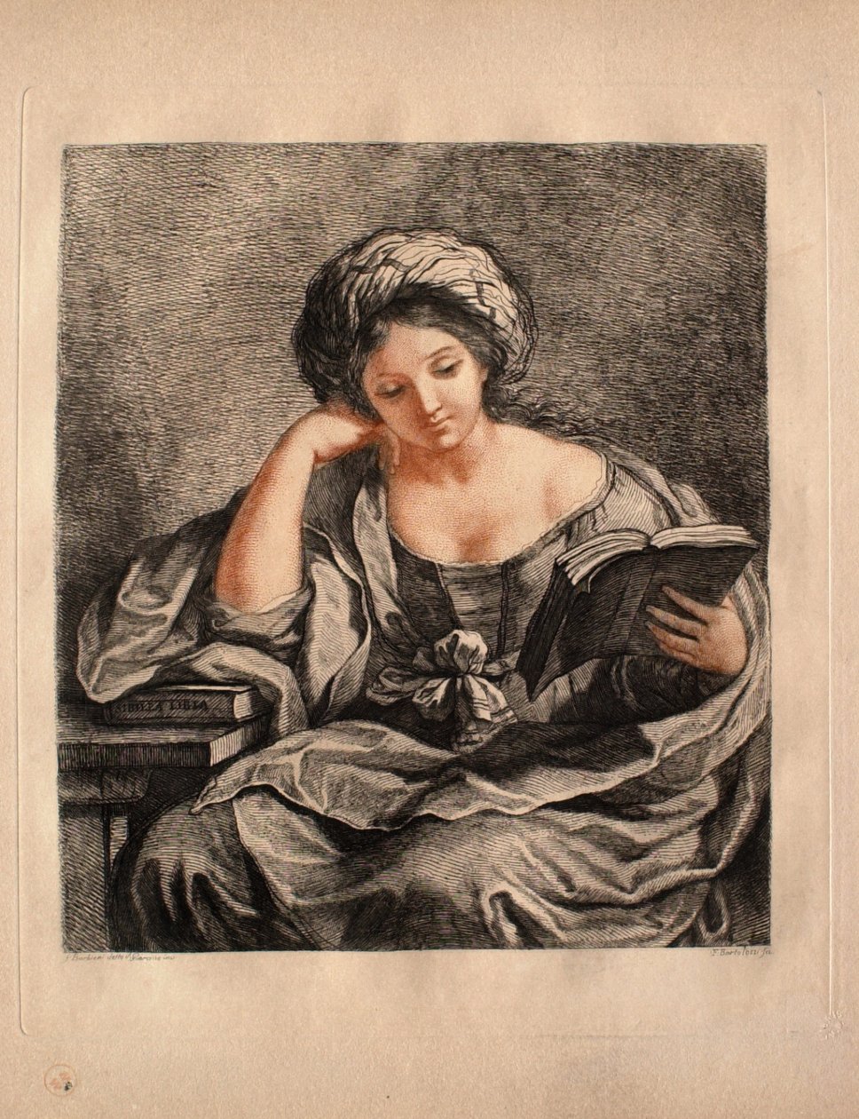 Sybylla libijska autorstwa Francesco Bartolozzi