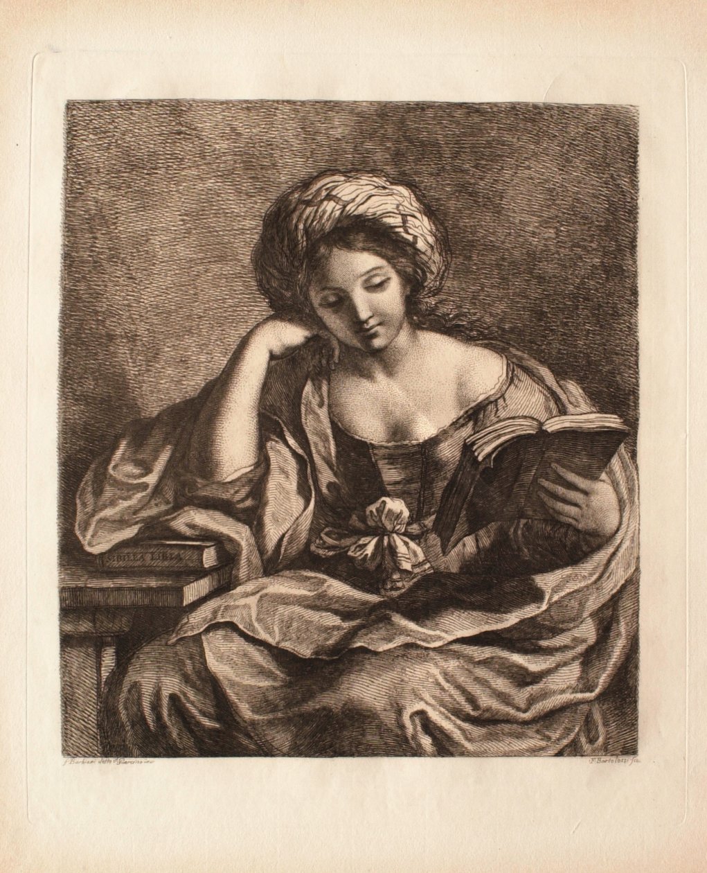 Sybylla libijska autorstwa Francesco Bartolozzi