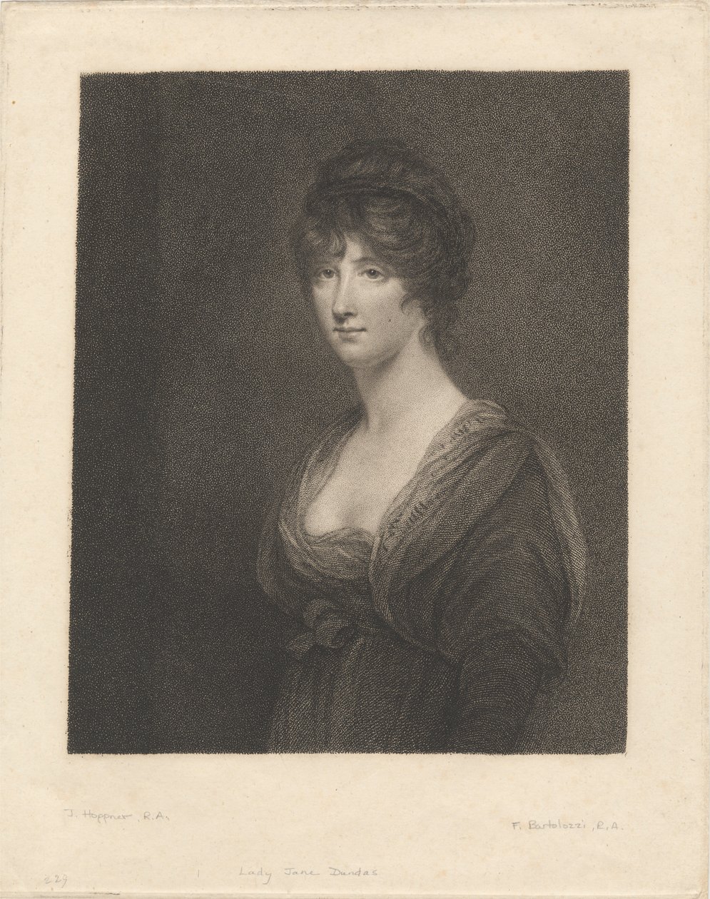 Wielce Czcigodna Lady Jane Dundas autorstwa Francesco Bartolozzi